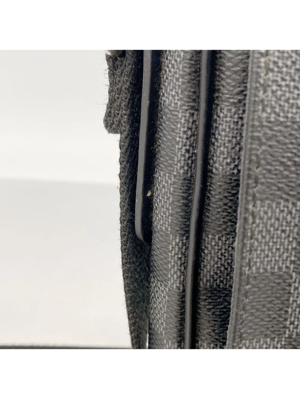 Louis Vuitton Shoulder Bag Damier Graphite District PM Black